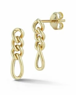 Ember Fine Jewelry 14K Chain Earrings Women