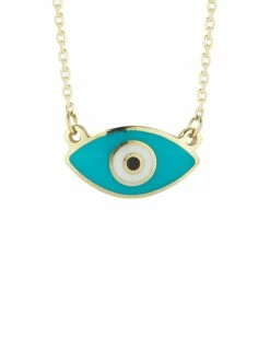 Ember Fine Jewelry 14K Evil Eye Necklace Women Necklaces
