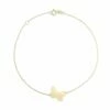 Ember Fine Jewelry 14K Butterfly Ankle Bracelet Women Bracelets -Ember Fine Jewelry Store 6030129950 RLLZ 1