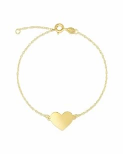 Ember Fine Jewelry 14K Heart Bracelet Women Bracelets