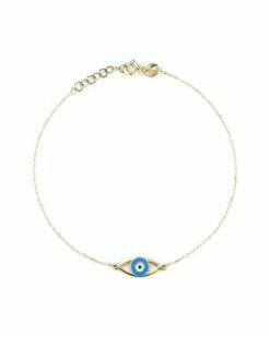 Ember Fine Jewelry 14K Evil Eye Bracelet Women Bracelets