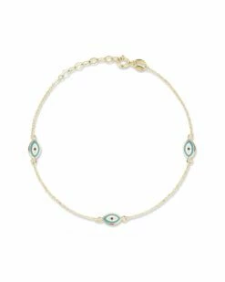 Ember Fine Jewelry 14K Evil Eye Bracelet Women Bracelets