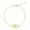Ember Fine Jewelry 14K Evil Eye Bracelet Women Bracelets -Ember Fine Jewelry Store 6030129962 RLLZ 1