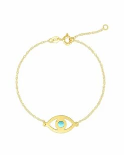 Ember Fine Jewelry 14K Evil Eye Bracelet Women Bracelets