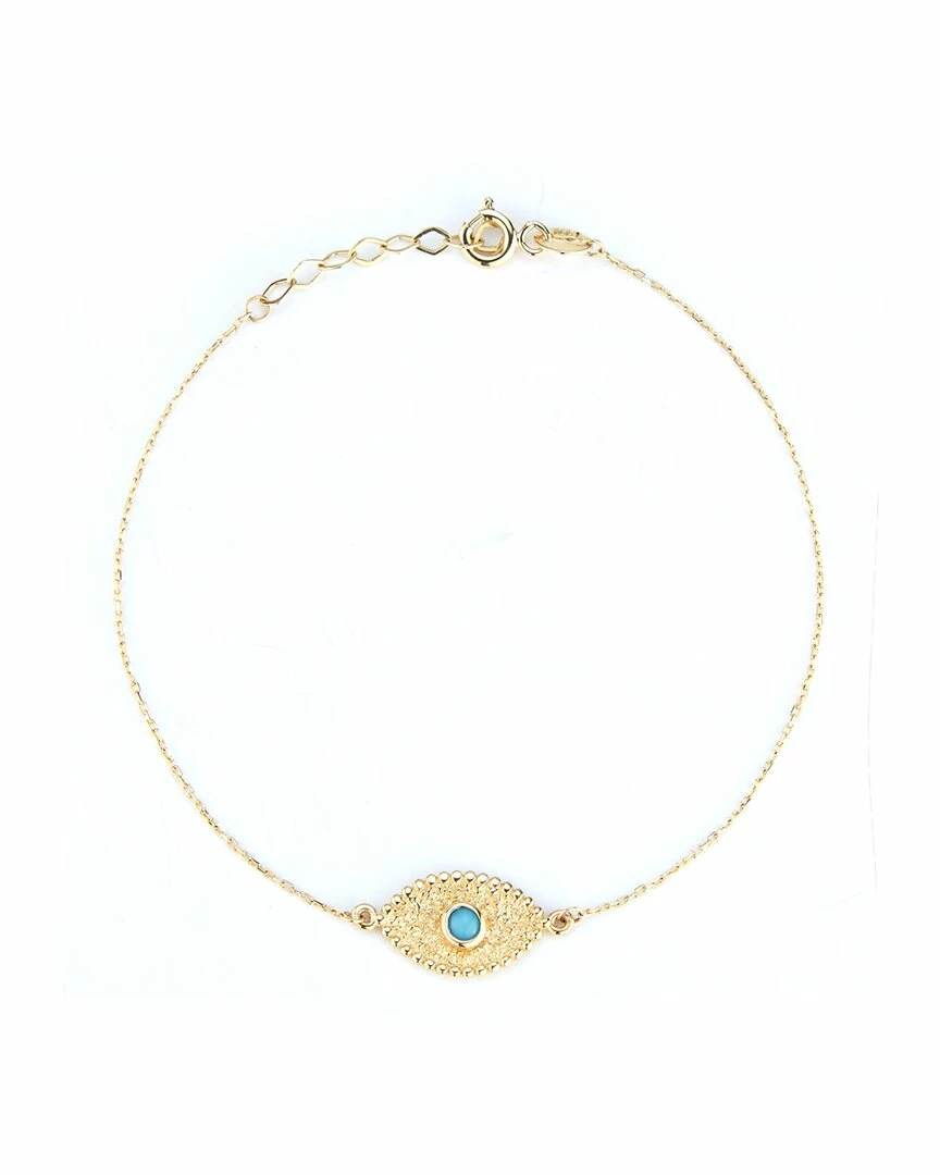 Ember Fine Jewelry 14K Turquoise Evil Eye Bracelet Women Bracelets 3 Ember Fine Jewelry 14K Turquoise Evil Eye Bracelet Women Bracelets