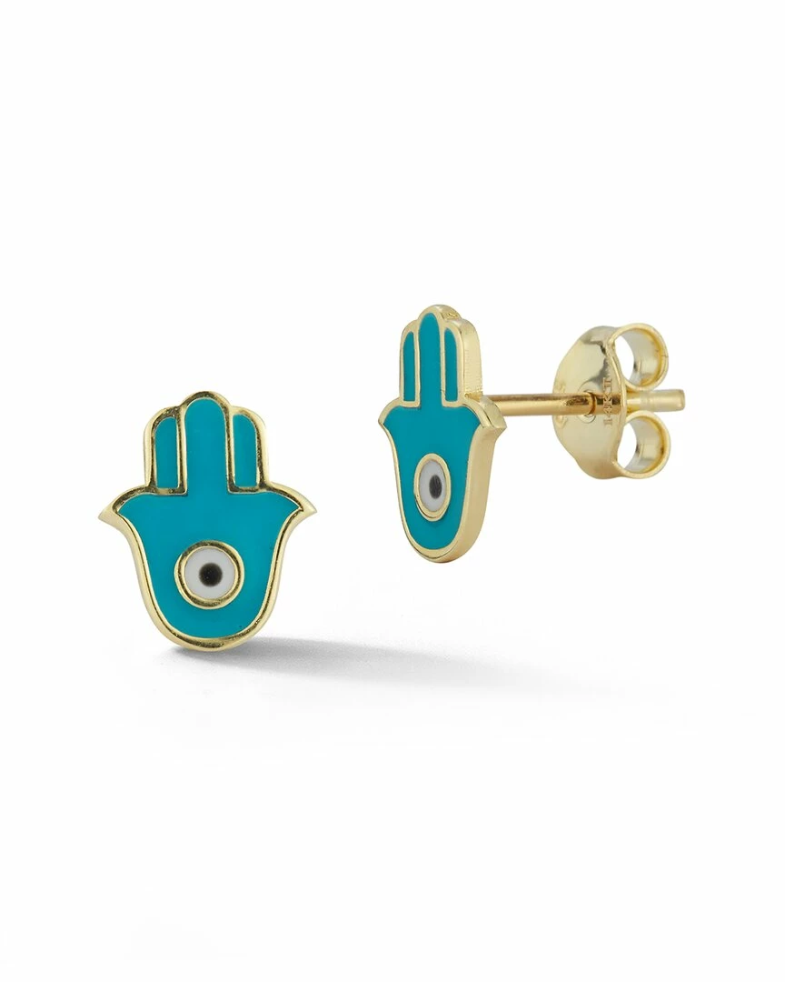 Ember Fine Jewelry 14K Hamsa Studs Women Earrings 3 Ember Fine Jewelry 14K Hamsa Studs Women Earrings