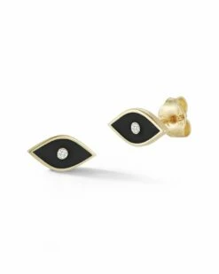 Ember Fine Jewelry 14K Diamond Evil Eye Earrings Women