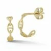 Ember Fine Jewelry 14K Link Hoops Women Earrings 2 Ember Fine Jewelry 14K Link Hoops Women Earrings -Ember Fine Jewelry Store 6030130000 RLLZ 1