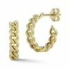 Ember Fine Jewelry 14K Link Hoops Women Earrings 1 Ember Fine Jewelry 14K Link Hoops Women Earrings -Ember Fine Jewelry Store 6030130004 RLLZ 1
