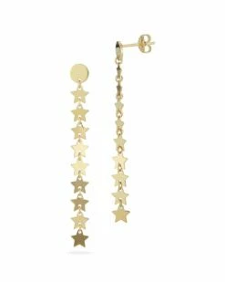 Ember Fine Jewelry 14K Star Drop Earrings Women