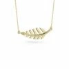 Ember Fine Jewelry 14K Leaf Necklace Women Necklaces -Ember Fine Jewelry Store 6030130008 RLLZ 1