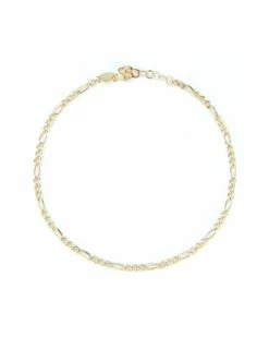 Ember Fine Jewelry 14K Dainty Figaro Chain Bracelet Women Bracelets