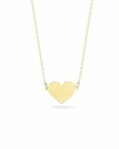 Ember Fine Jewelry 14K Heart Necklace Women Necklaces