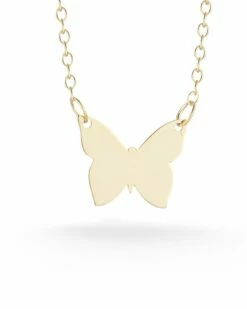 Ember Fine Jewelry 14K Butterfly Necklace Women Necklaces