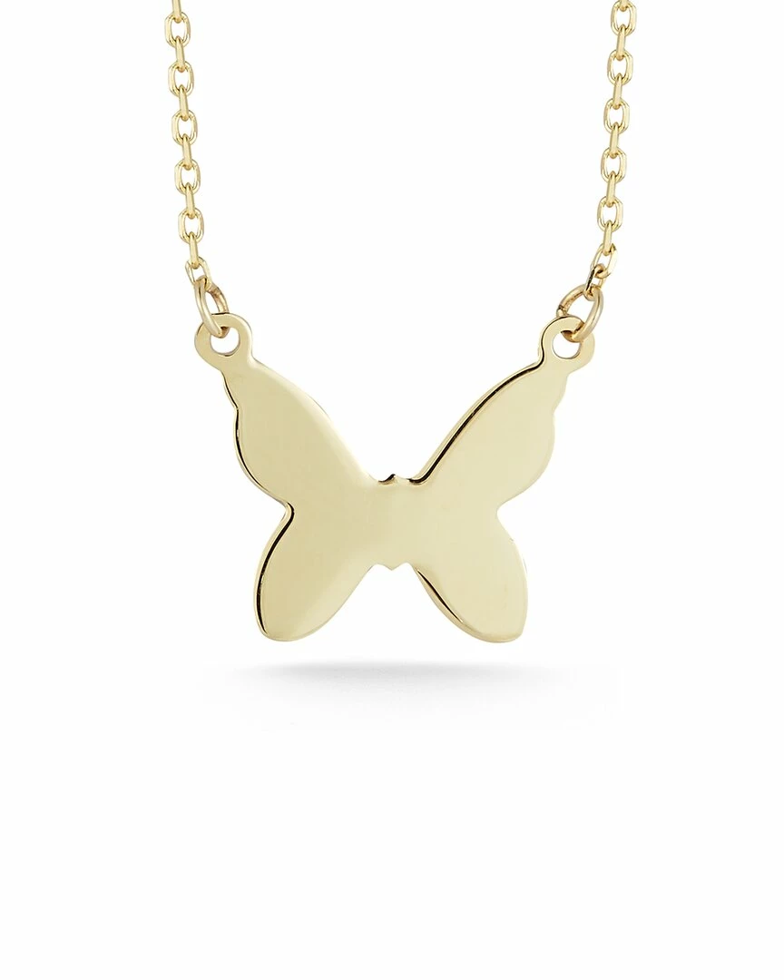Ember Fine Jewelry 14K Small Butterfly Necklace Women Necklaces 3 Ember Fine Jewelry 14K Small Butterfly Necklace Women Necklaces