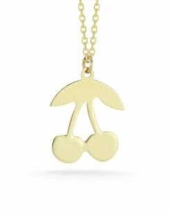 Ember Fine Jewelry 14K Cherry Necklace Women Necklaces