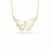 Ember Fine Jewelry 14K Open Butterfly Necklace Women Necklaces -Ember Fine Jewelry Store 6030130023 RLLZ 1