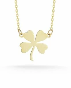 Ember Fine Jewelry 14K Clover Necklace Women Necklaces