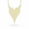 Ember Fine Jewelry 14K Heart Dagger Necklace Women Necklaces -Ember Fine Jewelry Store 6030130025 RLLZ 1