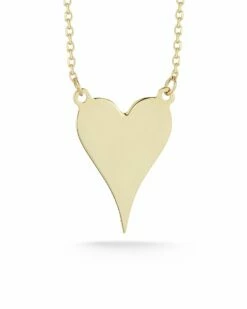 Ember Fine Jewelry 14K Heart Dagger Necklace Women Necklaces