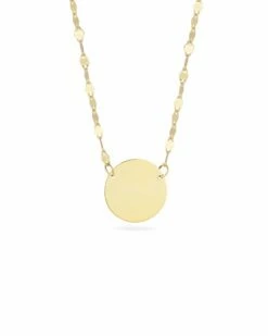 Ember Fine Jewelry 14K Disc Necklace Women Necklaces