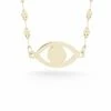 Ember Fine Jewelry 14K Evil Eye Necklace Women Necklaces 1 Ember Fine Jewelry 14K Evil Eye Necklace Women Necklaces -Ember Fine Jewelry Store 6030130033 RLLZ 1