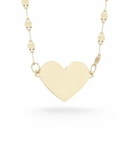 Ember Fine Jewelry 14K Heart Necklace Women Necklaces