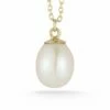 Ember Fine Jewelry 14K 9mm Pearl Necklace Women Necklaces