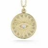 Ember Fine Jewelry 14K Diamond Evil Eye Necklace Women Necklaces -Ember Fine Jewelry Store 6030130054 RLLZ 1