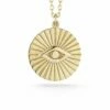 Ember Fine Jewelry 14K Evil Eye Necklace Women Necklaces -Ember Fine Jewelry Store 6030130057 RLLZ 1