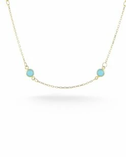 Ember Fine Jewelry 14K Station Necklace Women Necklaces