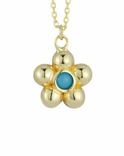 Ember Fine Jewelry 14K Flower Necklace Women Necklaces