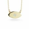 Ember Fine Jewelry 14K Diamond Evil Eye Necklace Women Necklaces -Ember Fine Jewelry Store 6030130064 RLLZ 1