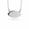 Ember Fine Jewelry 14K Diamond Evil Eye Necklace Women Necklaces -Ember Fine Jewelry Store 6030130065 RLLZ 1