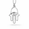 Ember Fine Jewelry 14K Diamond Hamsa Necklace Women Necklaces -Ember Fine Jewelry Store 6030130069 RLLZ 1