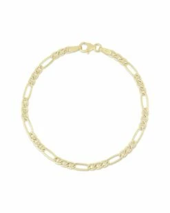 Ember Fine Jewelry 14K Figaro Chain Bracelet Women Bracelets