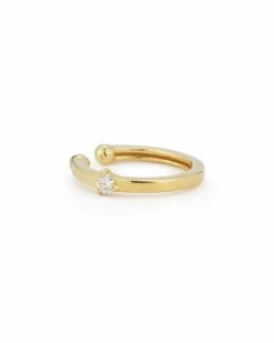 Ember Fine Jewelry 14K Diamond Cuff Earrings Women