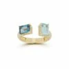 Ember Fine Jewelry 14K Diamond & Topaz Ring Women Rings -Ember Fine Jewelry Store 6030187103 RLLZ 1