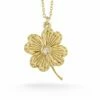 Ember Fine Jewelry 14K Diamond Clover Necklace Women Necklaces -Ember Fine Jewelry Store 6030206019 RLLZ 1