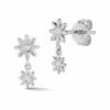 Ember Fine Jewelry 14K Diamond Flower Earrings Women 2 Ember Fine Jewelry 14K Diamond Flower Earrings Women -Ember Fine Jewelry Store 6030258049 RLLZ 1