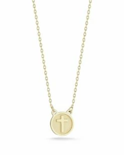 Ember Fine Jewelry 14K Diamond Cross Necklace Women Necklaces