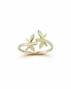 Ember Fine Jewelry 14K Diamond Dragonfly Ring Women Rings