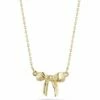 Ember Fine Jewelry 14K Bow Necklace Women Necklaces
