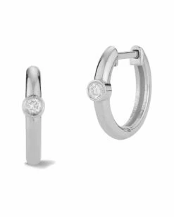 Ember Fine Jewelry 14K Diamond Huggie Earrings Women