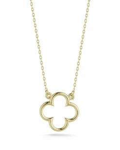 Ember Fine Jewelry 14K Clover Necklace Women Necklaces
