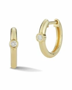 Ember Fine Jewelry 14K Diamond Huggie Earrings Women