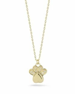 Ember Fine Jewelry 14K Diamond Paw Necklace Women Necklaces