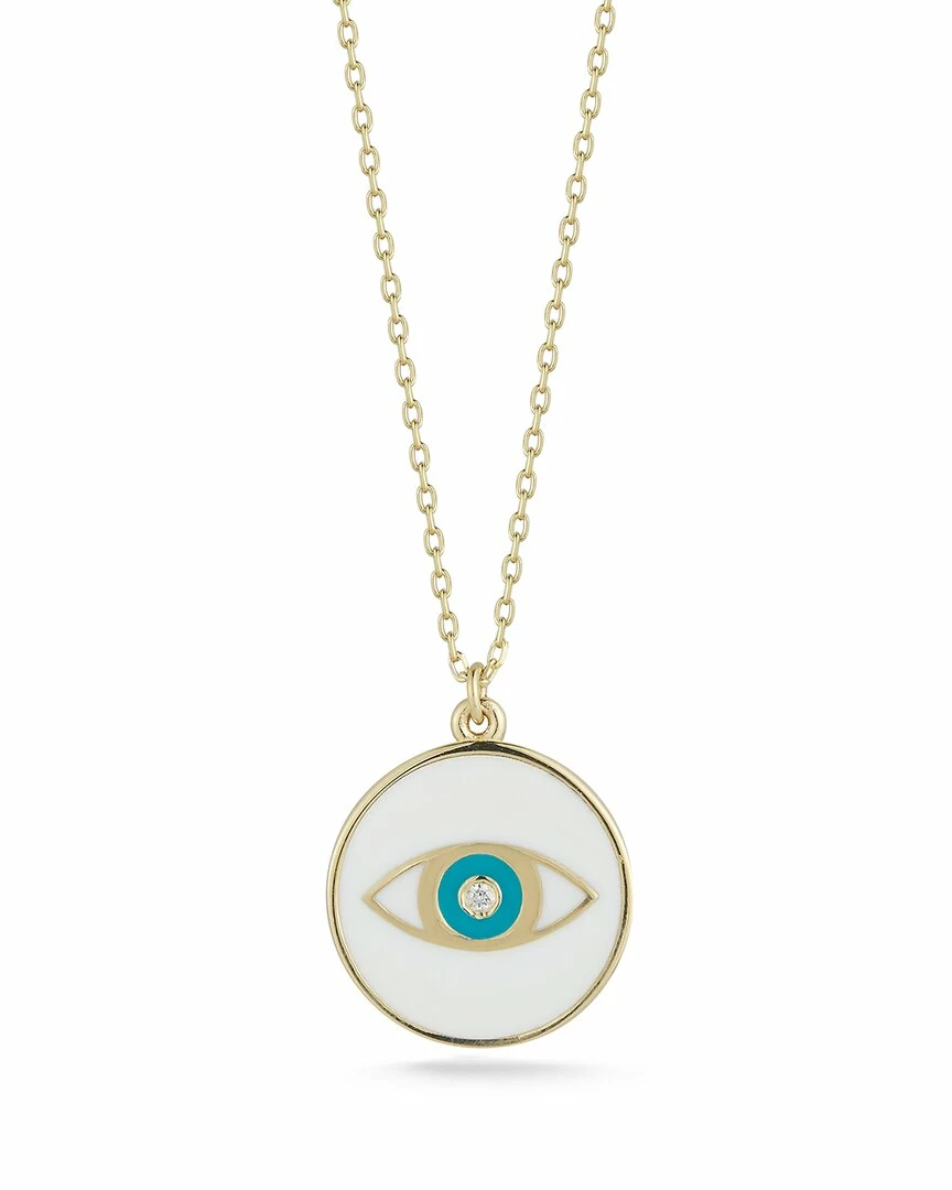 Ember Fine Jewelry 14K Diamond Evil Eye Necklace Women Necklaces 3 Ember Fine Jewelry 14K Diamond Evil Eye Necklace Women Necklaces