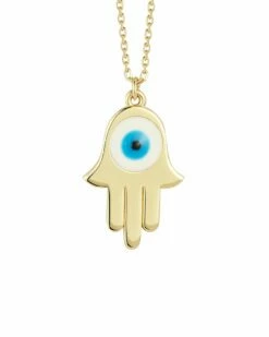Ember Fine Jewelry 14K Hamsa & Evil Eye Necklace Women Necklaces