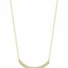 Ember Fine Jewelry 14K Diamond Curved Bar Necklace Women Necklaces -Ember Fine Jewelry Store 6030374537 RLLZ 1